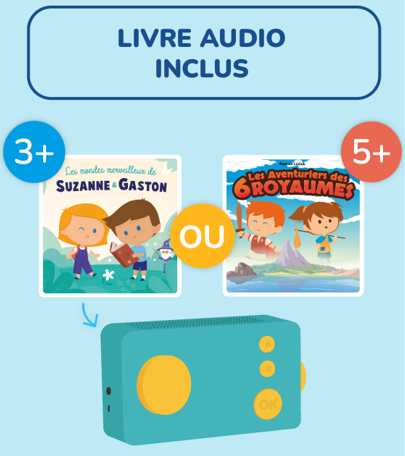 Catalogue de livres audio 3-7 ans (12 variantes) pour Ma Fabrique à H -  Maison Continuum