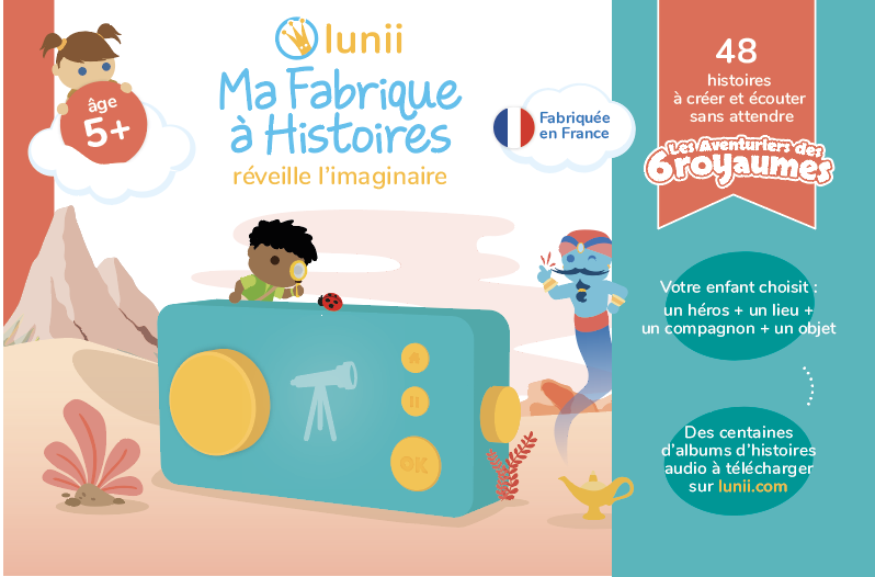 Ma Fabrique à Histoires pour les enfants dès 3 ans et dès 5 ans : quelles  sont les différences ? – Lunii